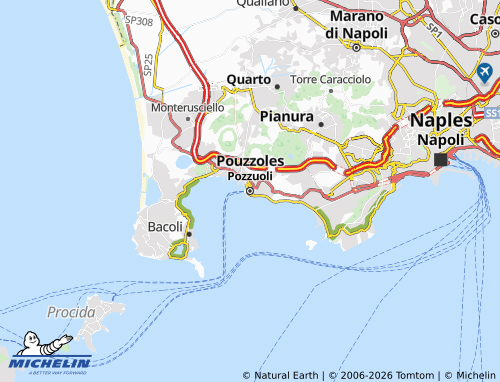 Mapa MICHELIN Pozzuoli - ViaMichelin