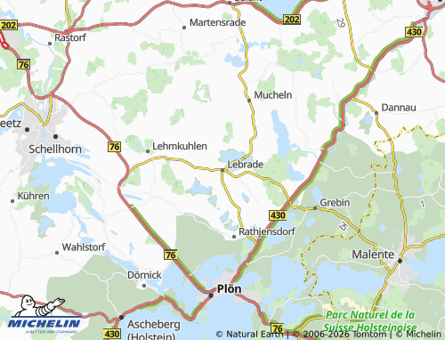 Kaart MICHELIN Lebrade - ViaMichelin