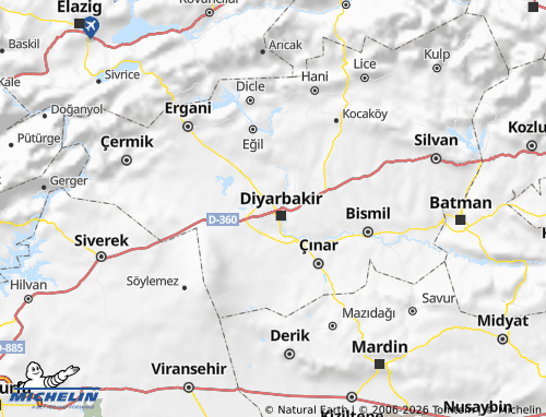 MICHELIN Kayapınar map - ViaMichelin