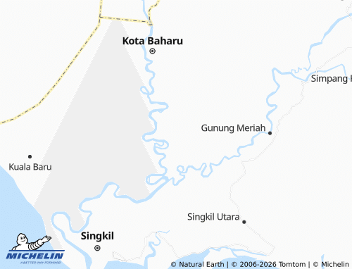 MICHELIN Muara Pea map - ViaMichelin