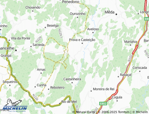 Carte MICHELIN Torre do Terrenho - ViaMichelin