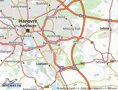 Carte MICHELIN Bemerode - ViaMichelin