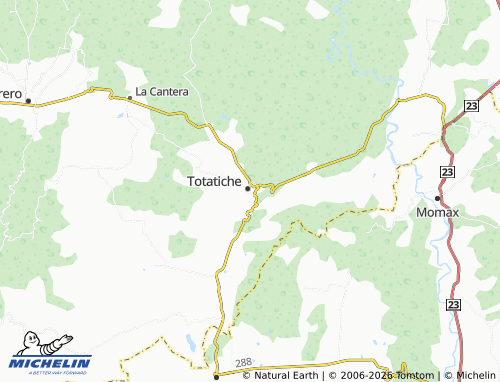Carte MICHELIN Agustín Caloca - ViaMichelin