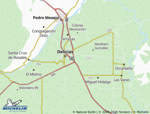 Mapa MICHELIN Carmen Serdán - ViaMichelin