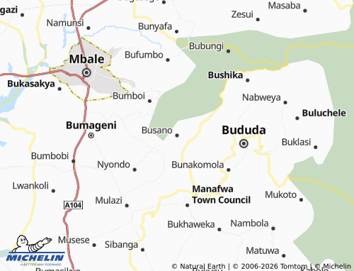 MICHELIN Busano map - ViaMichelin