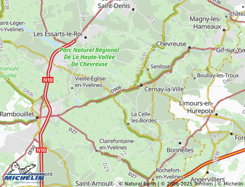 Carte MICHELIN Saint-Robert - ViaMichelin