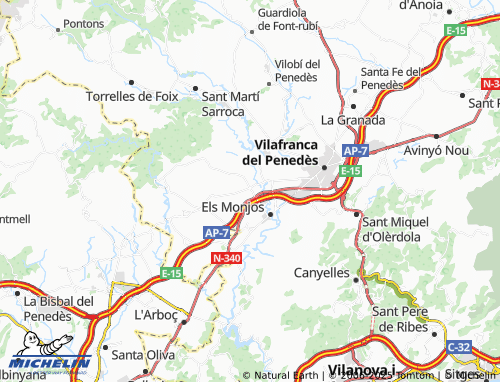 Carte MICHELIN Cal Rubió - ViaMichelin