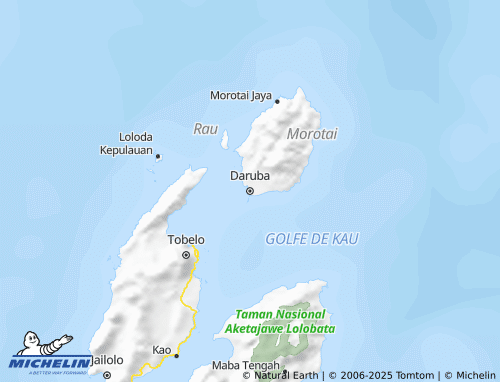 MICHELIN Pulau Morotai map - ViaMichelin