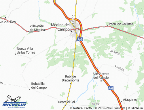 MICHELIN El Campillo El Simplón map - ViaMichelin