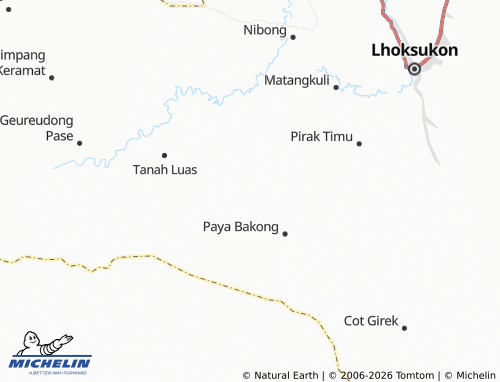 MICHELIN-Landkarte Cot Tufah - ViaMichelin
