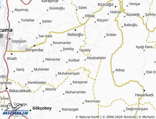 MICHELIN Emirşah map - ViaMichelin