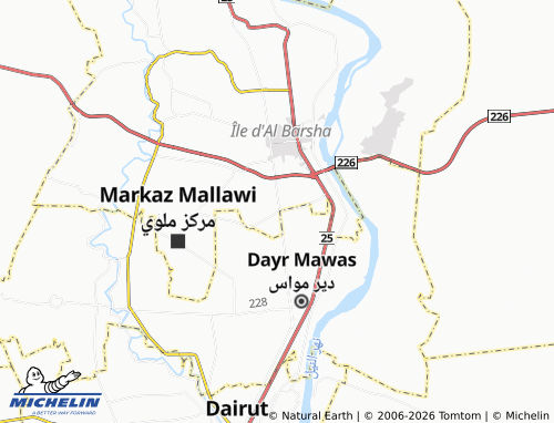 Mappa MICHELIN al-Shaykh Husayn - ViaMichelin