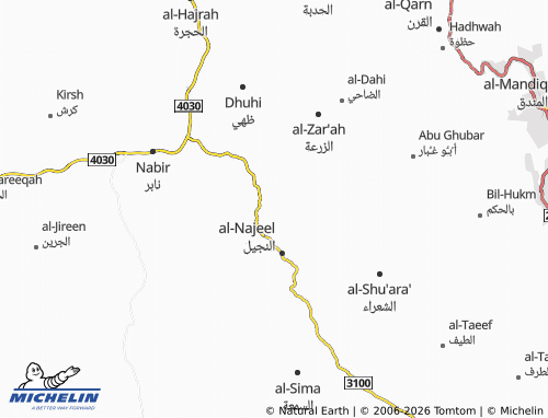 MICHELIN-Landkarte al-Quauwr - ViaMichelin