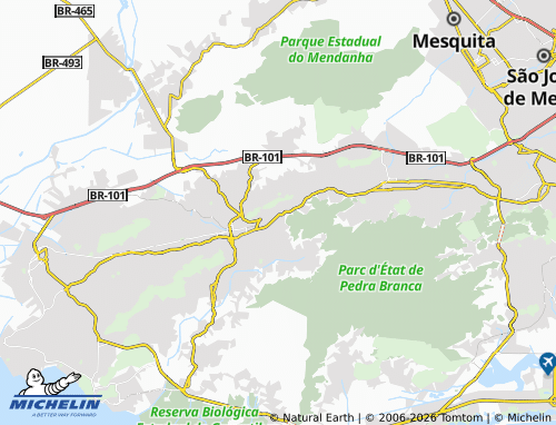 Mapa MICHELIN Senador Vasconcelos - ViaMichelin