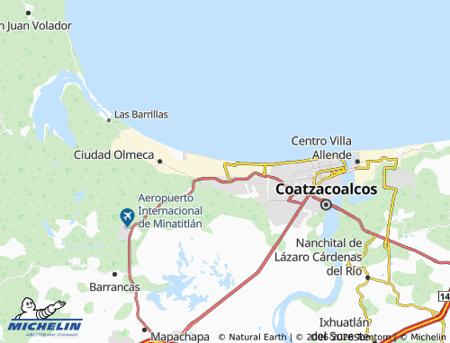 Mapa MICHELIN Punta Caracol - ViaMichelin