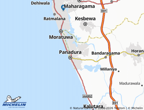 MICHELIN Bazaar North map - ViaMichelin