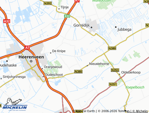 Kaart MICHELIN Bontebok - ViaMichelin