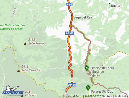 MICHELIN Jomezana de Abajo map - ViaMichelin