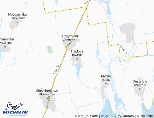 MICHELIN Trudove map - ViaMichelin