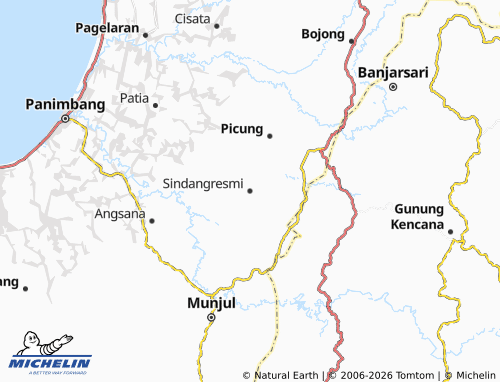 Kaart MICHELIN Sindangresmi - ViaMichelin