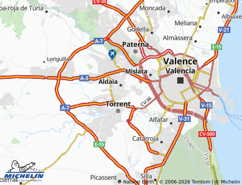 Mappa MICHELIN Alaquàs - ViaMichelin