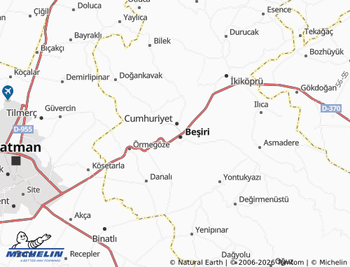 Mappa MICHELIN Bağdu - ViaMichelin
