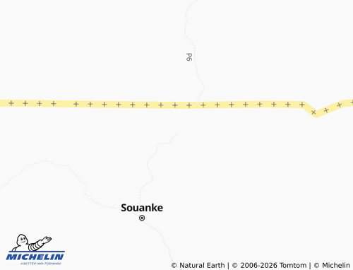 MICHELIN Ndama map - ViaMichelin