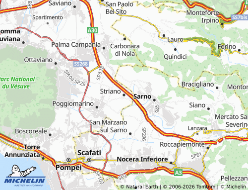 MICHELIN Striano map - ViaMichelin