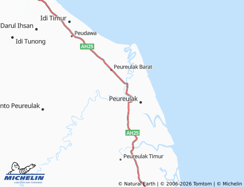 Mapa MICHELIN Tanjung Tualang - ViaMichelin