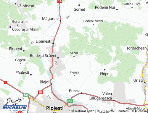 Mapa MICHELIN Seciu - ViaMichelin