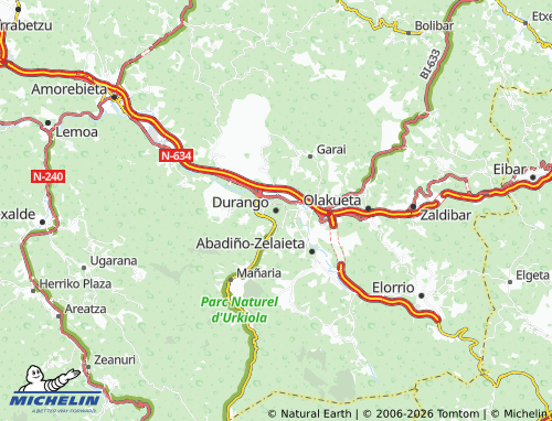 MICHELIN Durango map - ViaMichelin