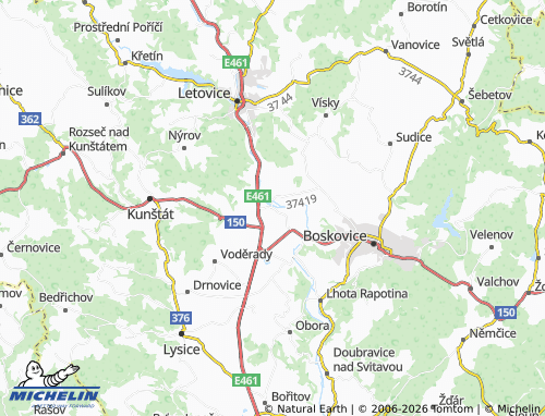 Mappa MICHELIN Svitávka - ViaMichelin
