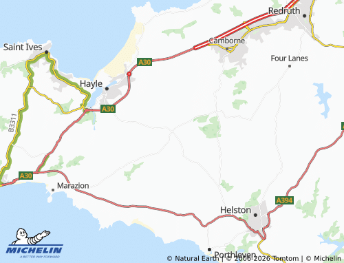 MICHELIN Leedstown map - ViaMichelin