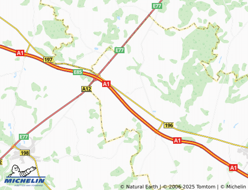 Mappa MICHELIN Užkalniai - ViaMichelin