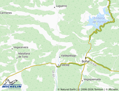 Mappa MICHELIN Nocedo de Curueño - ViaMichelin