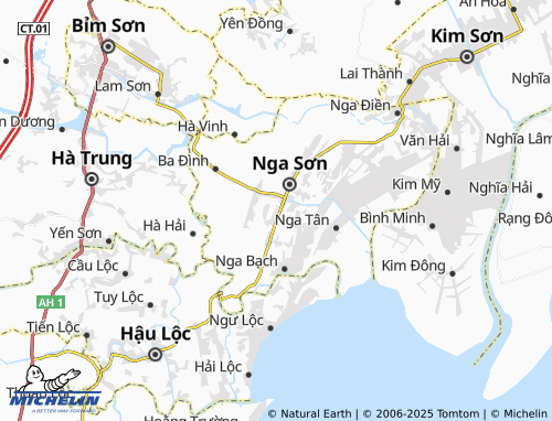 Mapa MICHELIN Nga Mỹ - ViaMichelin