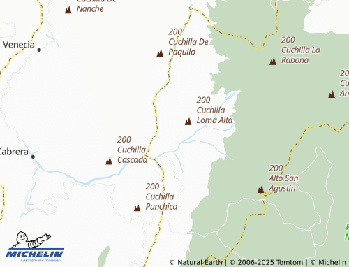 MICHELIN Santo Domingo Rural map - ViaMichelin