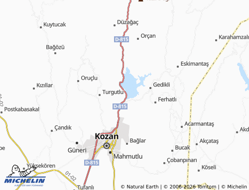 MICHELIN Durmuşlu map - ViaMichelin