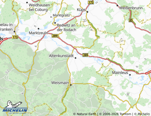 Mappa MICHELIN Altenkunstadt - ViaMichelin