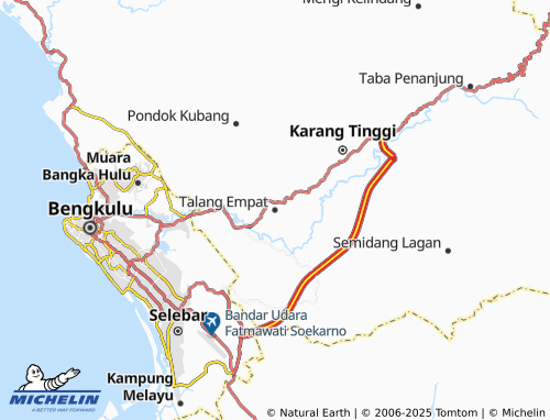 MICHELIN-Landkarte Talang Empat - ViaMichelin