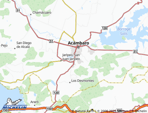 Mappa MICHELIN Paraíso Dorado - ViaMichelin