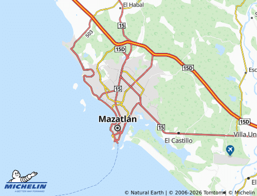 MICHELIN Morelos map - ViaMichelin