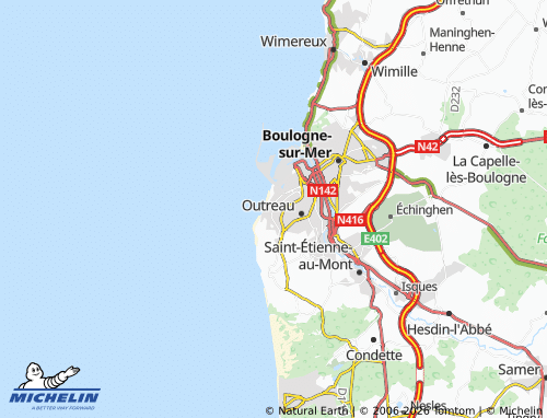 MICHELIN Le Portel map - ViaMichelin