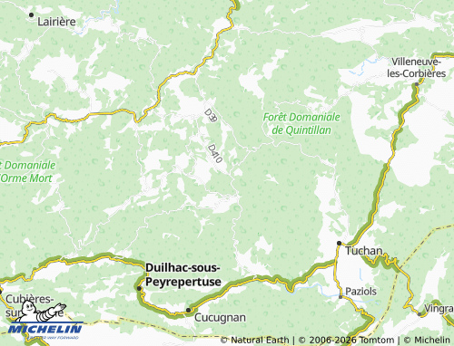 MICHELIN Maisons map - ViaMichelin