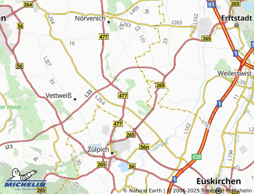 MICHELIN Disternich map - ViaMichelin
