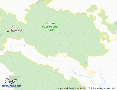 Mapa MICHELIN Catlins Forest Park - ViaMichelin