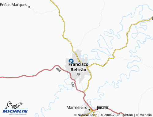 Mapa MICHELIN Pinheirinho - ViaMichelin