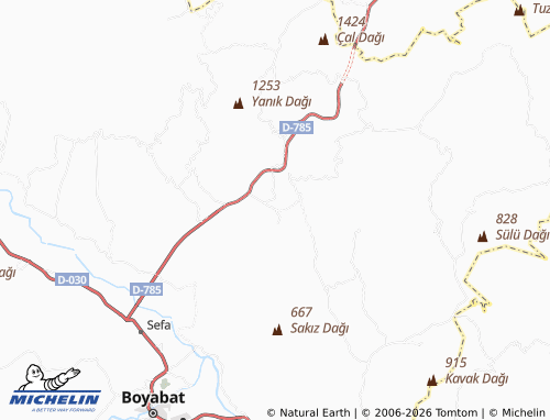 MICHELIN Kuyucakpınar map - ViaMichelin