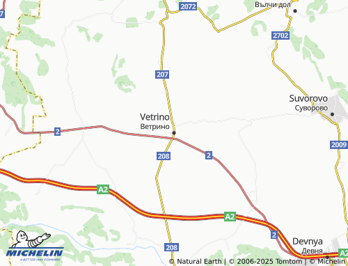 MICHELIN Vetrino map - ViaMichelin