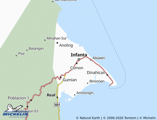 MICHELIN Poblacion 1 map - ViaMichelin